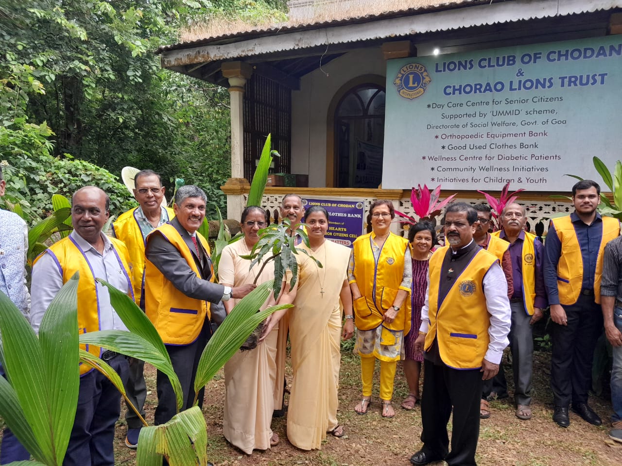 DISTRIBUTION OF COCONUT SAPLINGS.