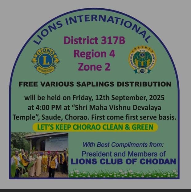 DISTRIBUTION OF VARIOUS PLANT SAPLINGS.