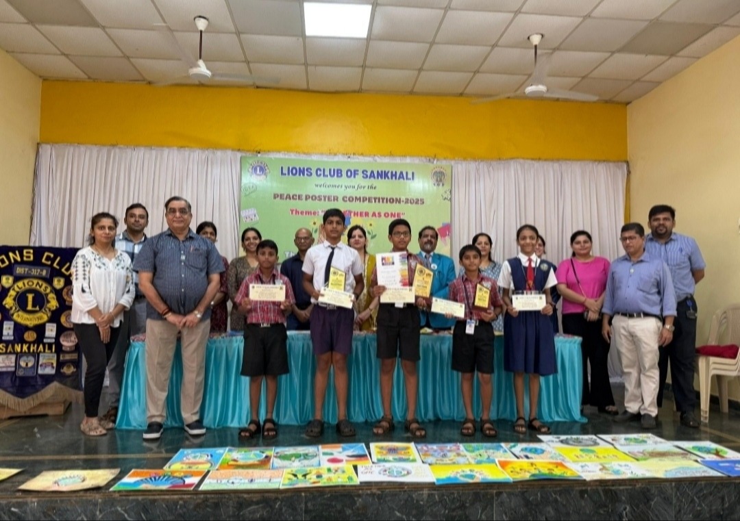 Conducted Peace Poster Contest for 11 school's 