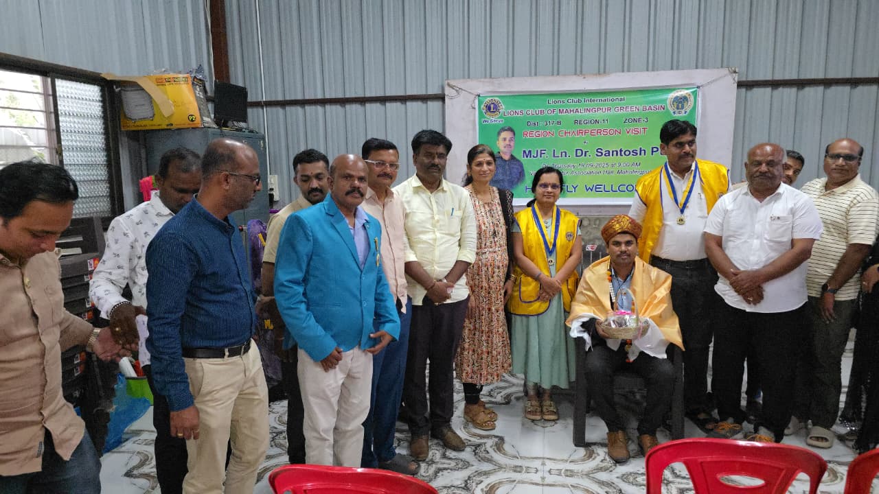  Mahalingapur club Official visit .