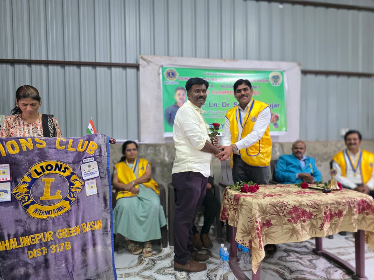  Mahalingapur club Official visit .