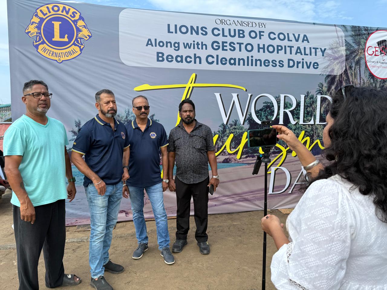 Beach cleaning drive was organized 