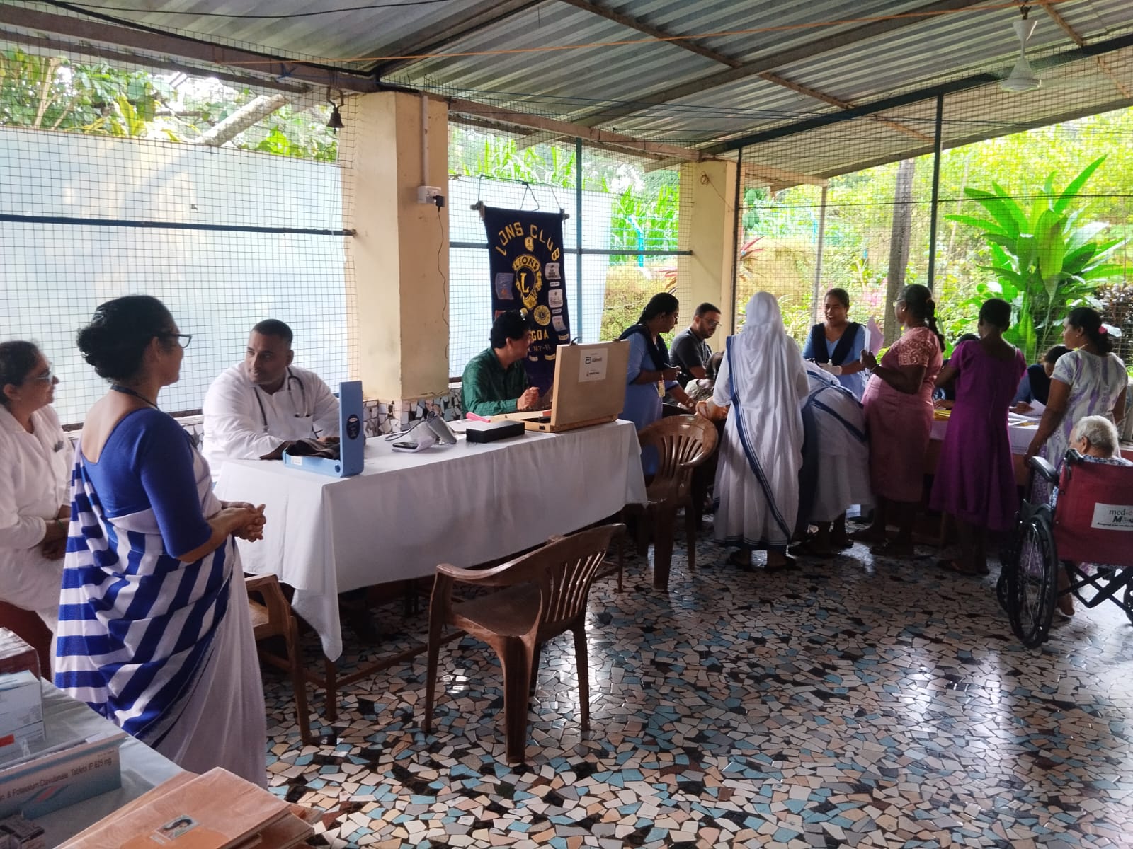 Health Check-up at Mogadan Mother Theresa Old Age Home on 16th September