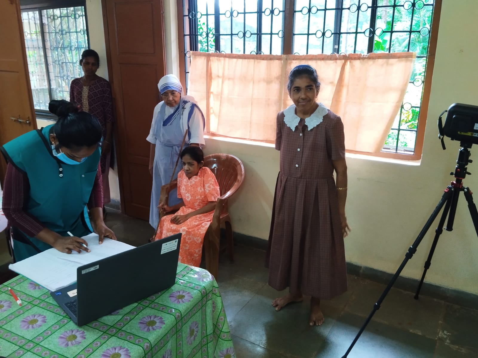 X-ray screening at Mogadan Mother Theresa Old Age Home 16th September