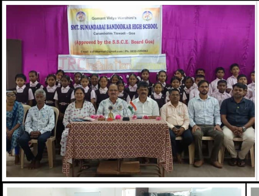 Calendar activity of JRC Installation at Sunandabai School, Corlim held on 20th September