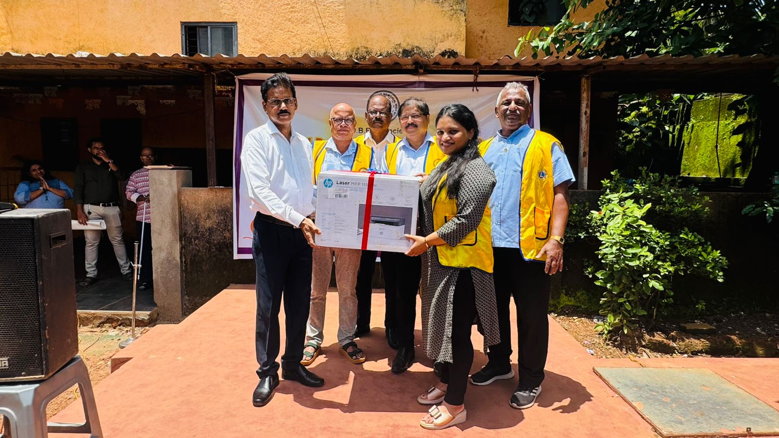 PRINTER DONATION TO DAYANAND BANDODKAR MEMORIAL HIGH SCHOOL,VEREM