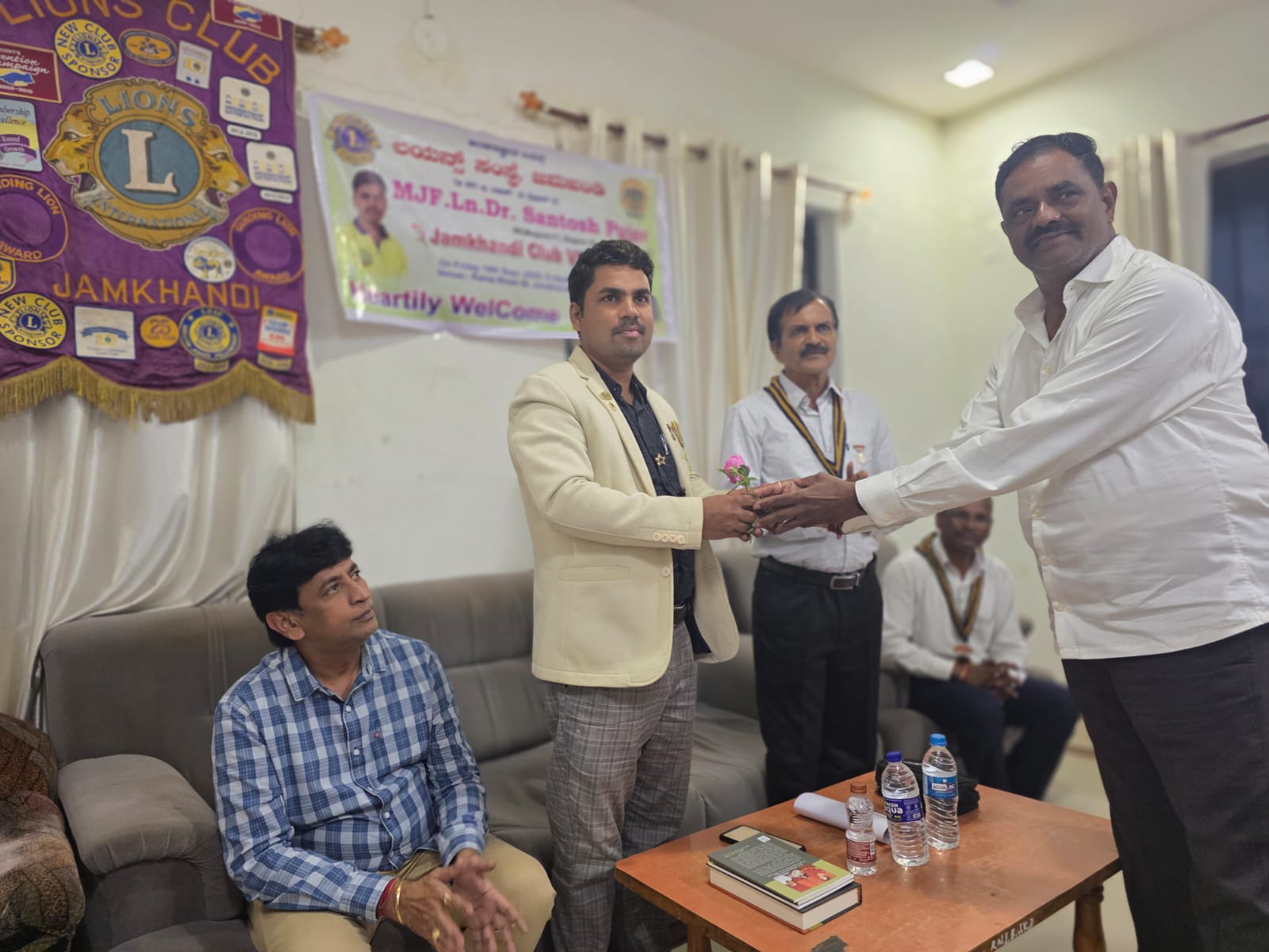 Jamakandi club official visit.