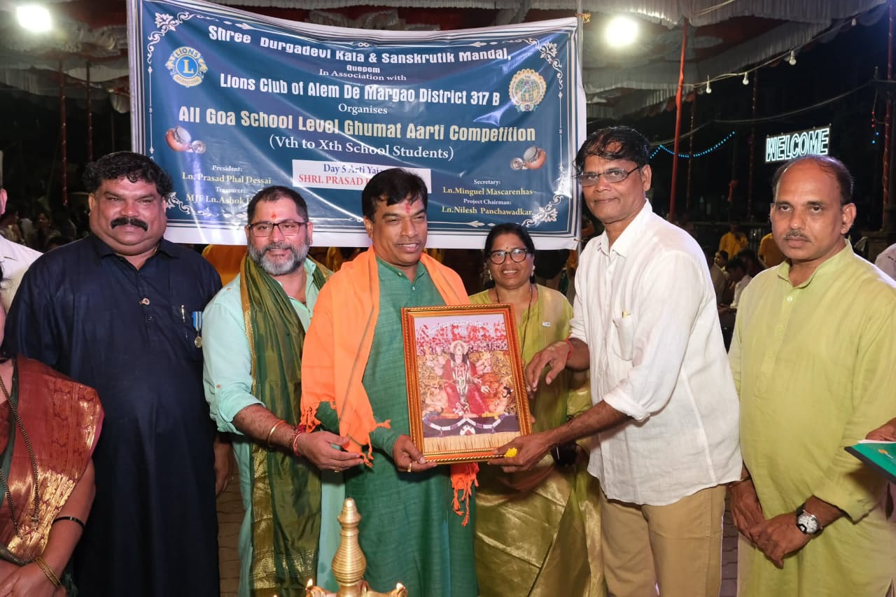 Organising All Goa School Level Ghumat Arti Competition 