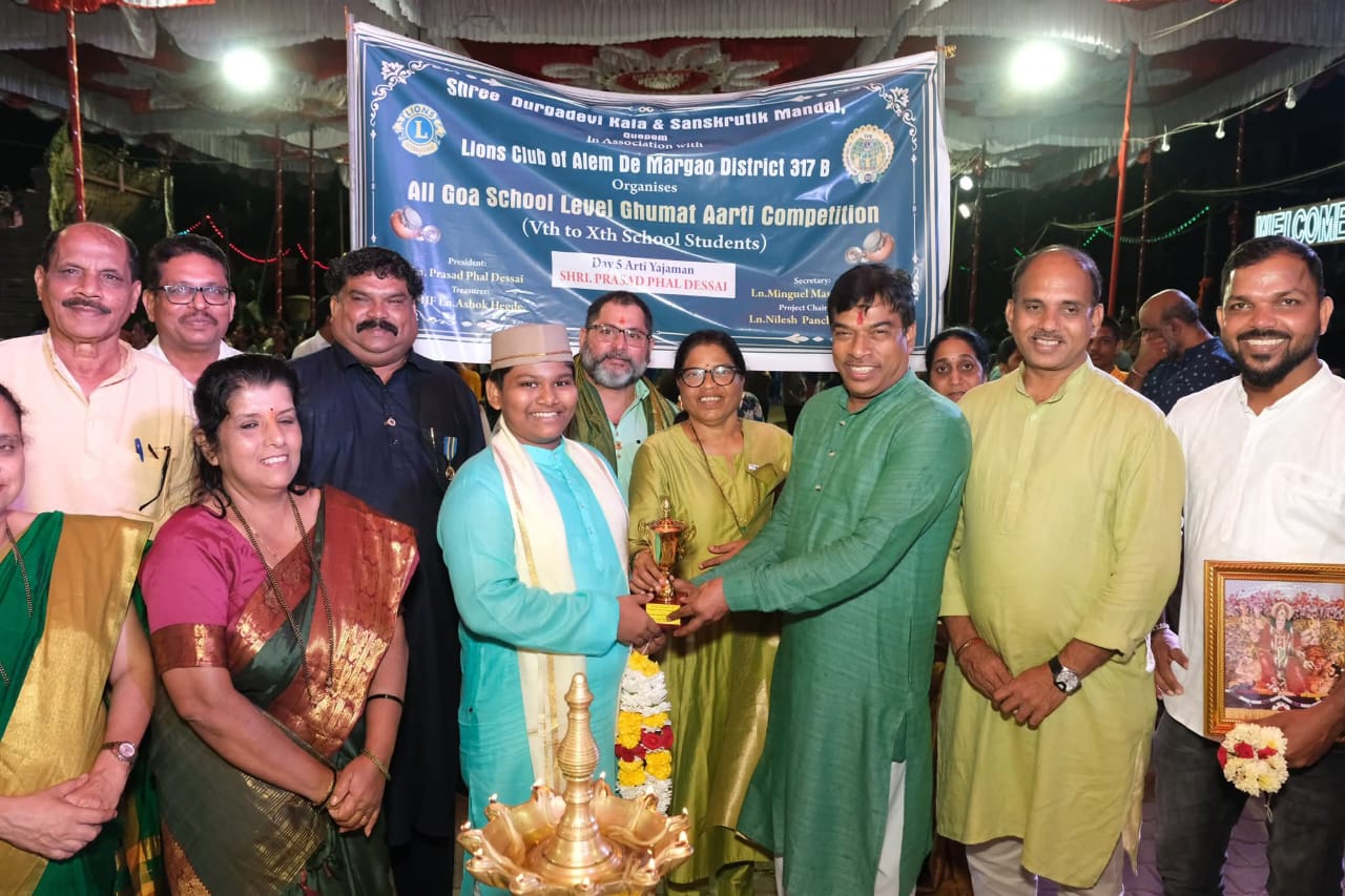 Organising All Goa School Level Ghumat Arti Competition 