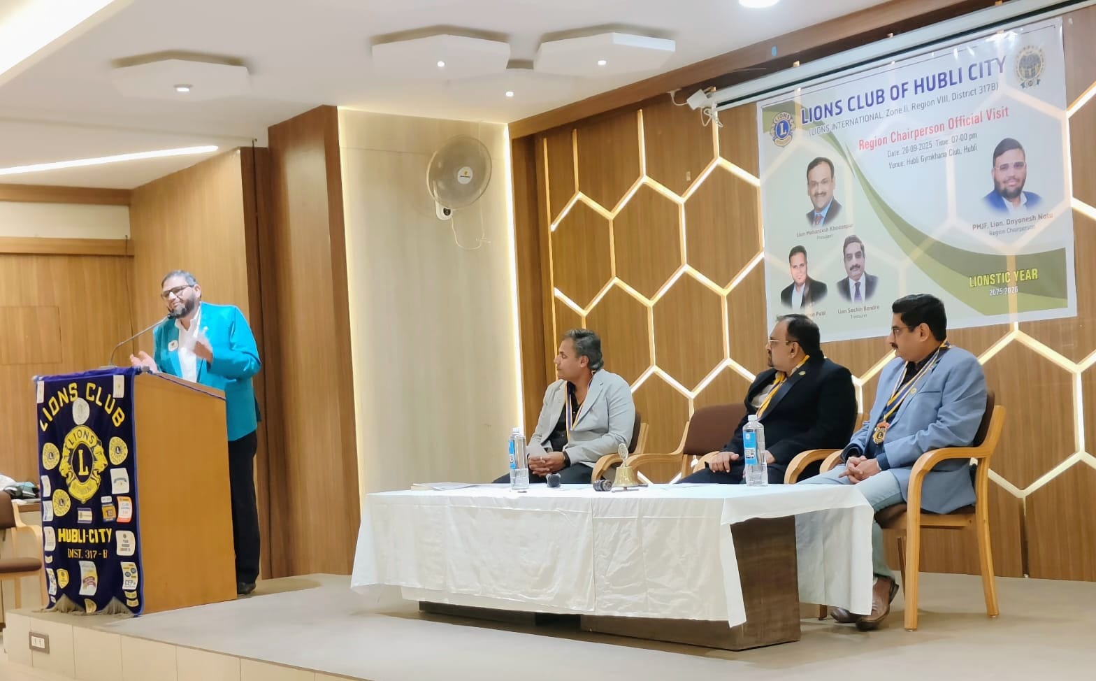 RC VISIT TO LIONS CLUB OF HUBLI CITY