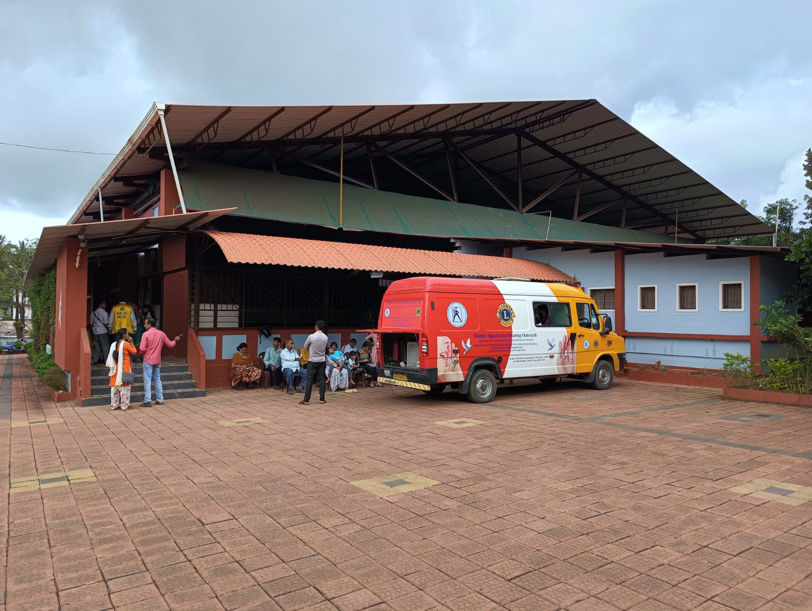 MOBILE VAN SPEECH AND HEARING AID CAMP AT PUBLIC PLACE