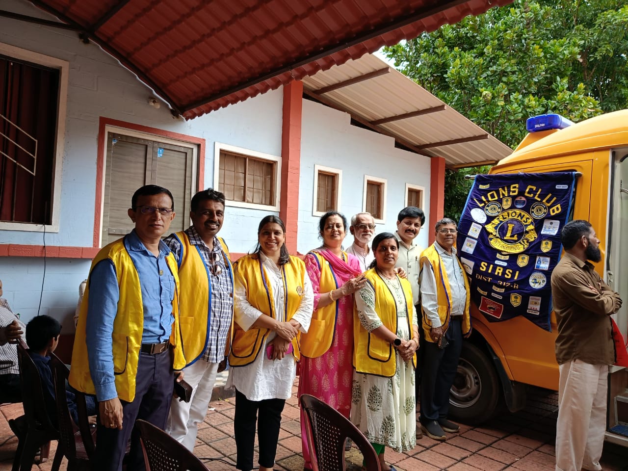 MOBILE VAN SPEECH AND HEARING AID CAMP AT PUBLIC PLACE