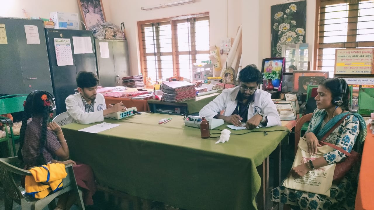 2ND CAMP OF SPEECH AND HEARING AID CAMP AT MAHADEV BHAT KURSE DEAF SCHOOL