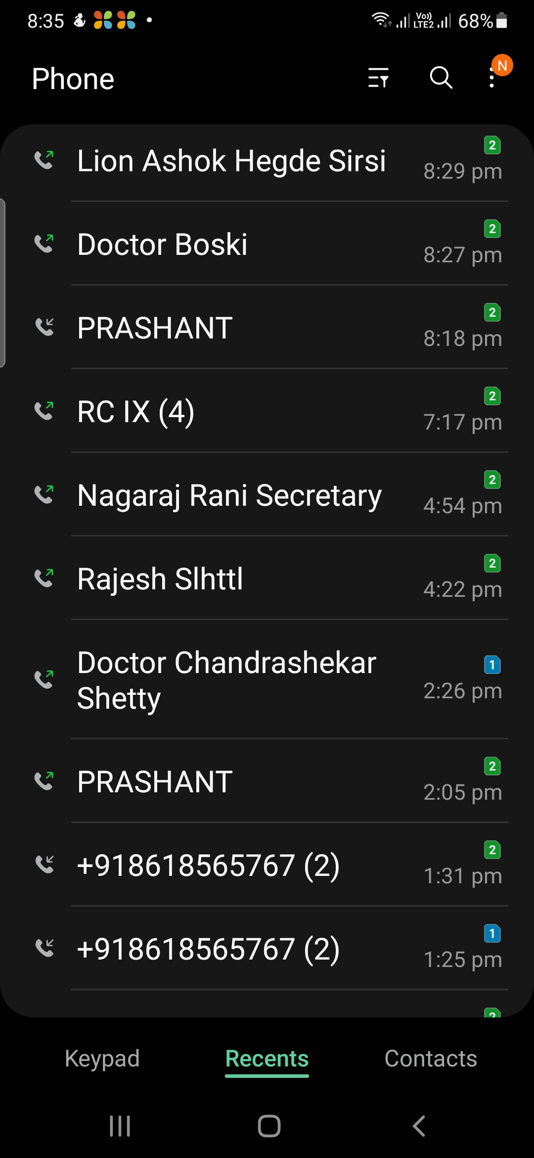 Activities reporting-reg