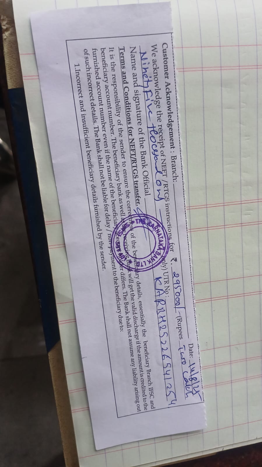 PAYMENT OF INTERNATIONAL AND DISTRICT DUES