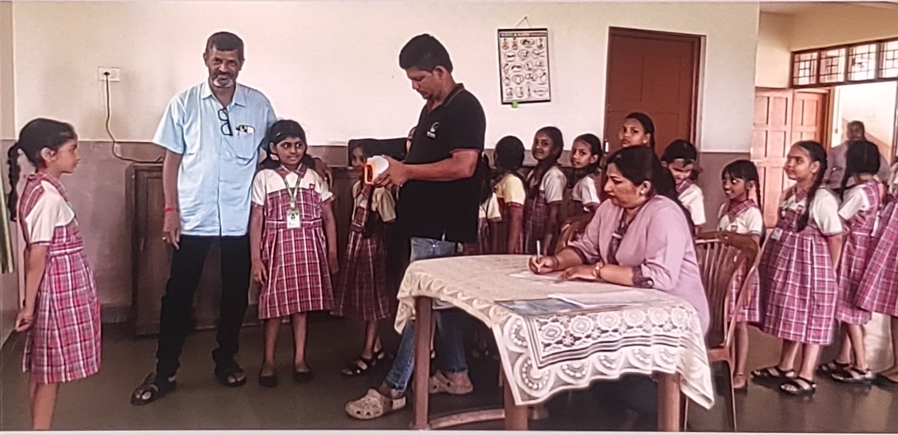 Pre Primary & Primary Student Eye Screening Camp @ Presentation Convent High School