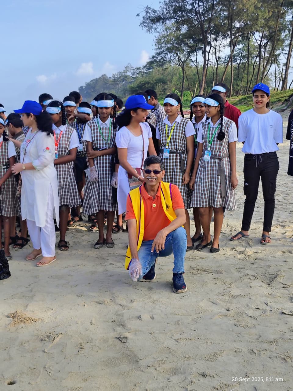 beach cleaning activity