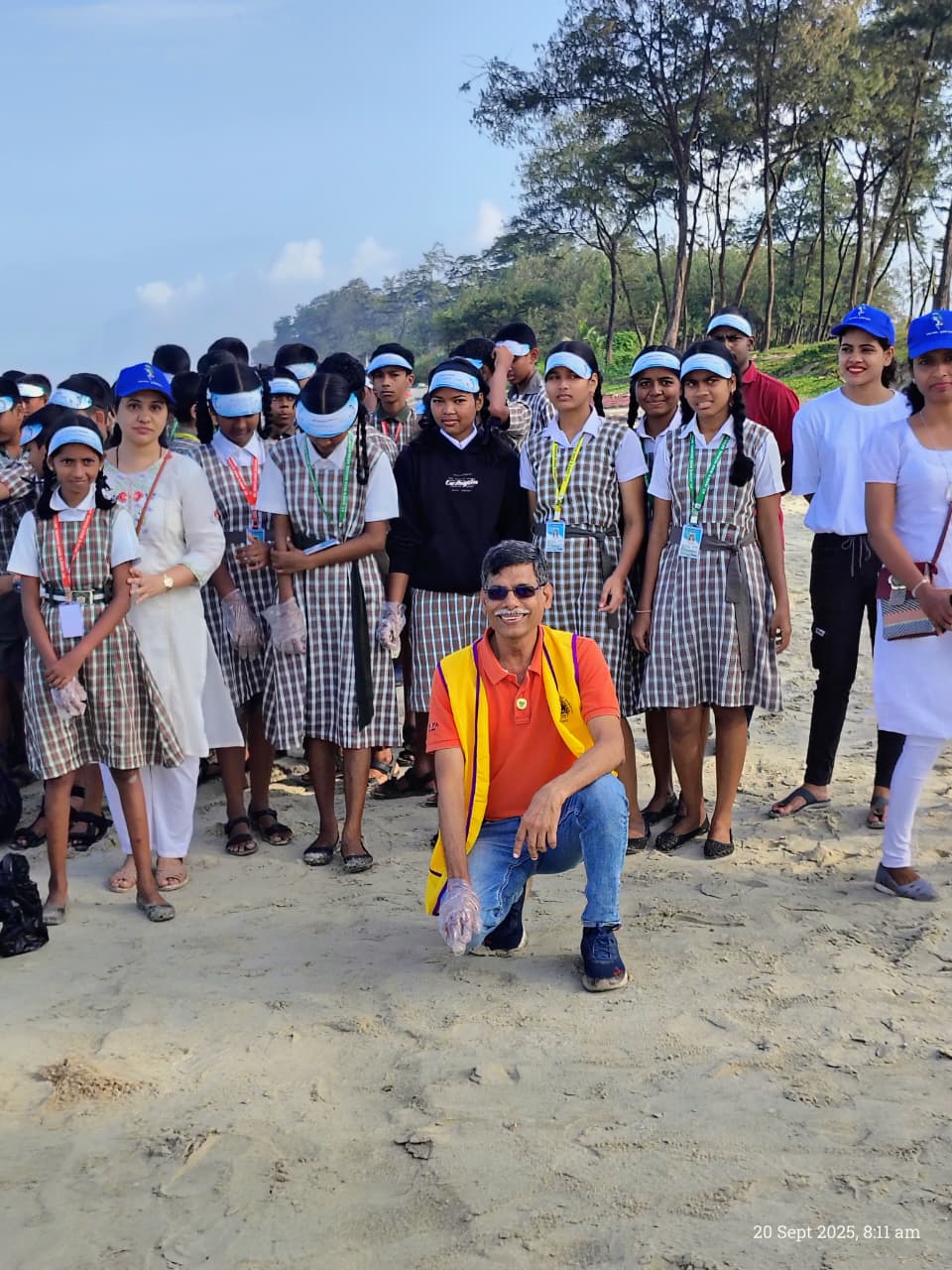 beach cleaning activity