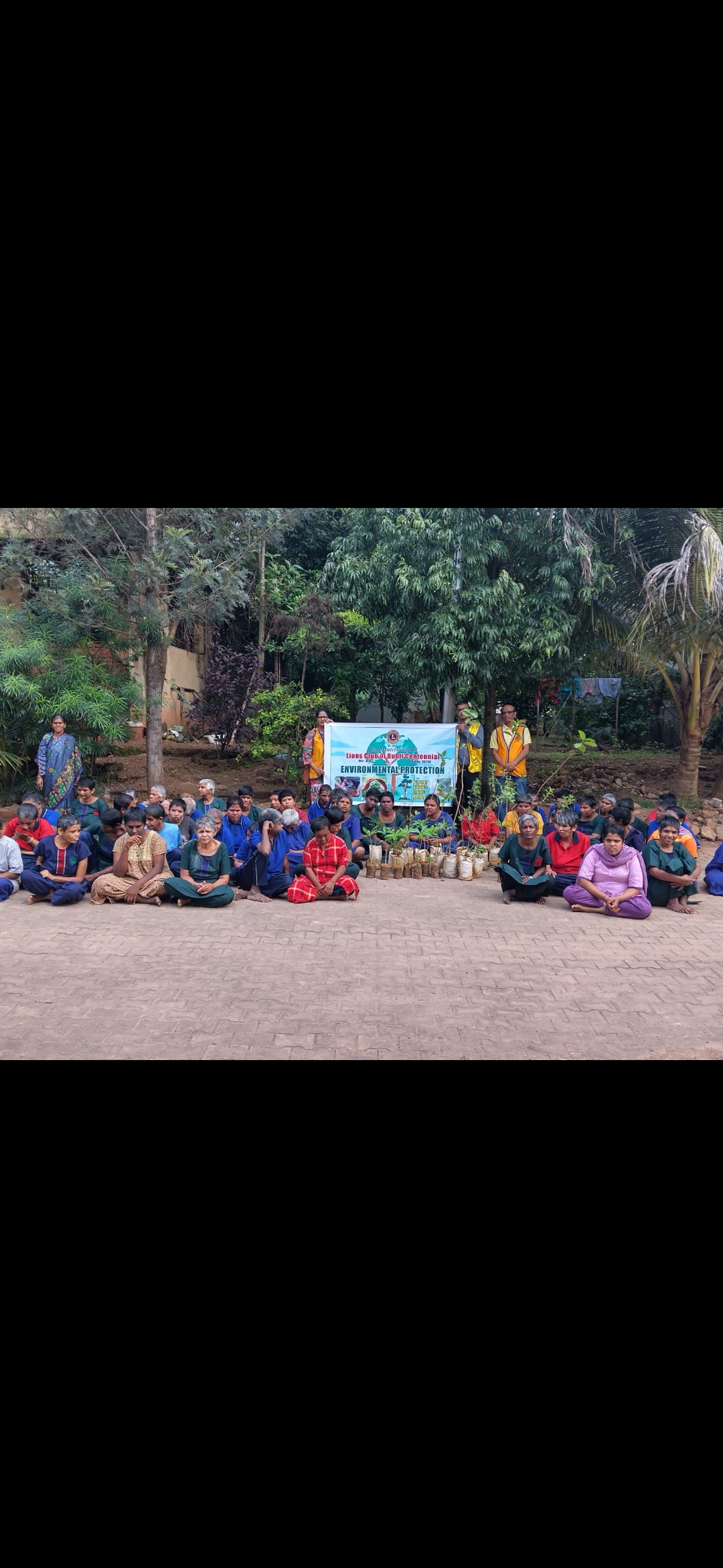 Tree saplings plantation at unkal