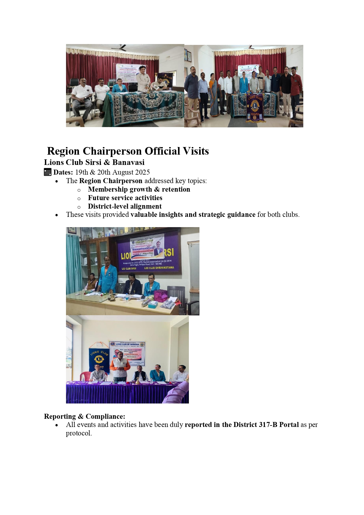 ZONE PERSON SEPTEMBER 2025 QUARTERLY REPORT IN PRECREIBED FORMAT