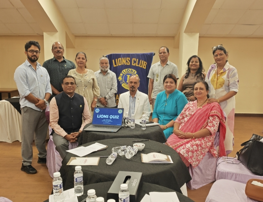 Attended the District Governors First Zone Advisory Meet of Zone Chairperson MJF Lion Richard Pinto