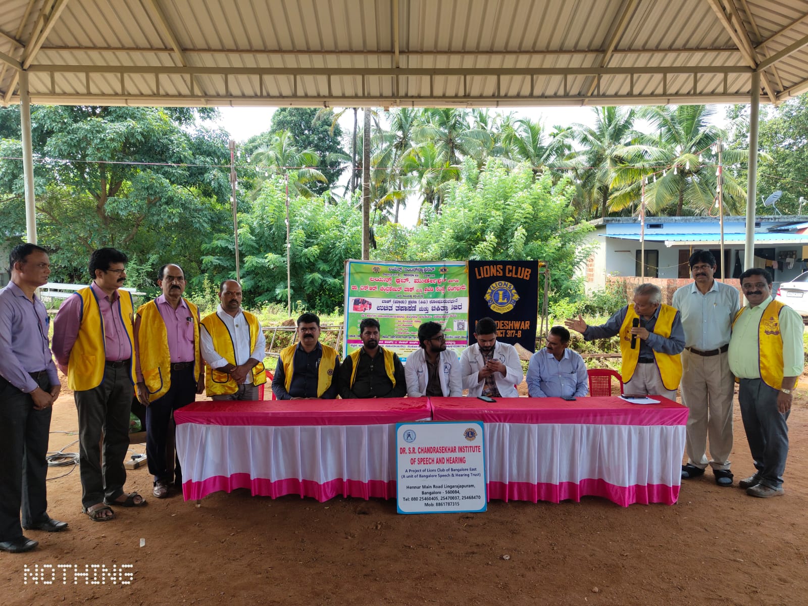ORGANISING FREE MEDICAL CHECK-UP CAMP FOR PEOPLE WITH SPEECH AND HEARING IMPAIRMENTS.