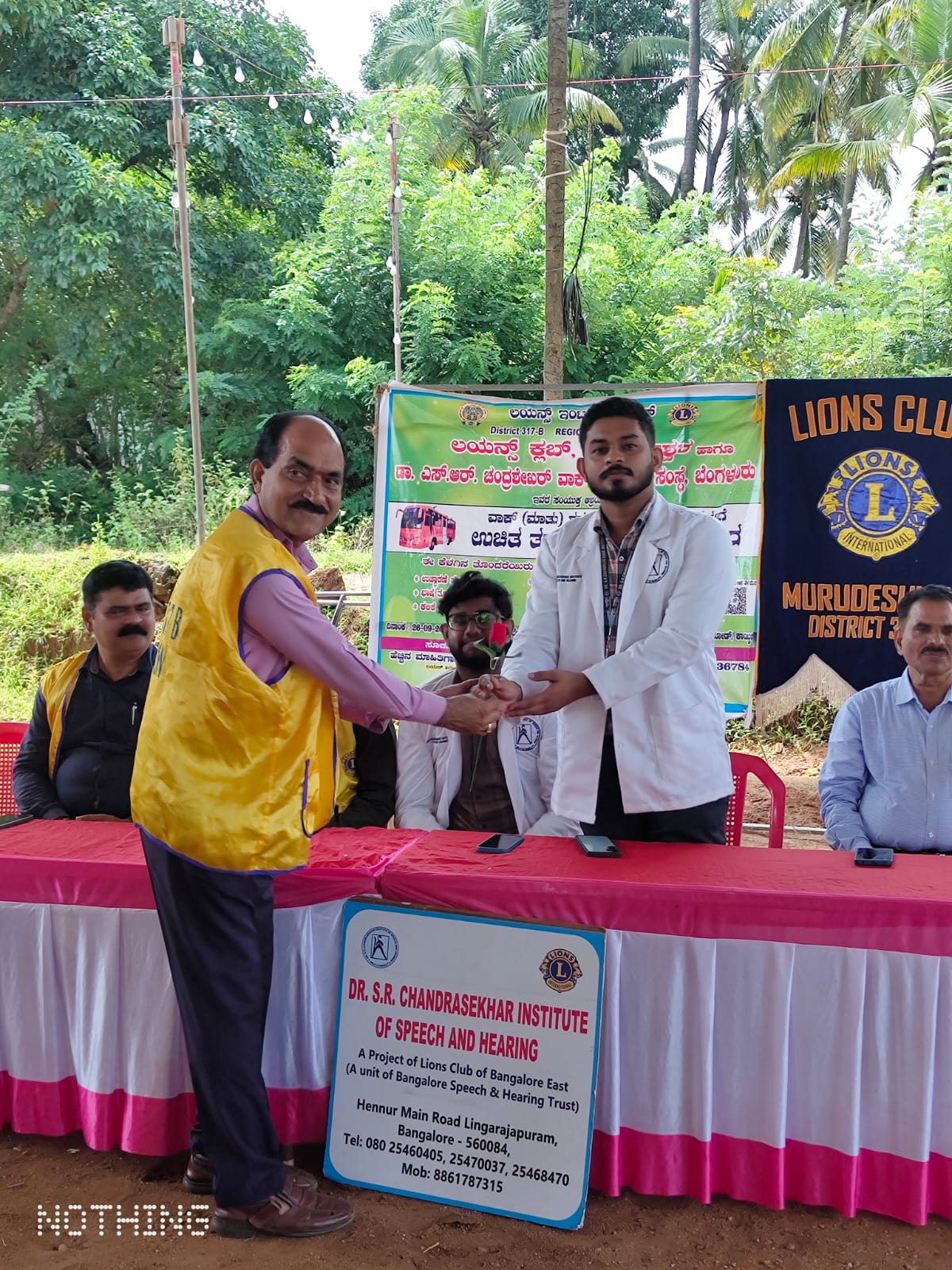 ORGANISING FREE MEDICAL CHECK-UP CAMP FOR PEOPLE WITH SPEECH AND HEARING IMPAIRMENTS.