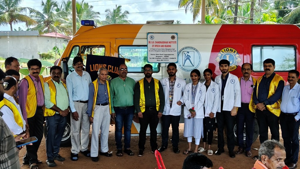 ORGANISING FREE MEDICAL CHECK-UP CAMP FOR PEOPLE WITH SPEECH AND HEARING IMPAIRMENTS.
