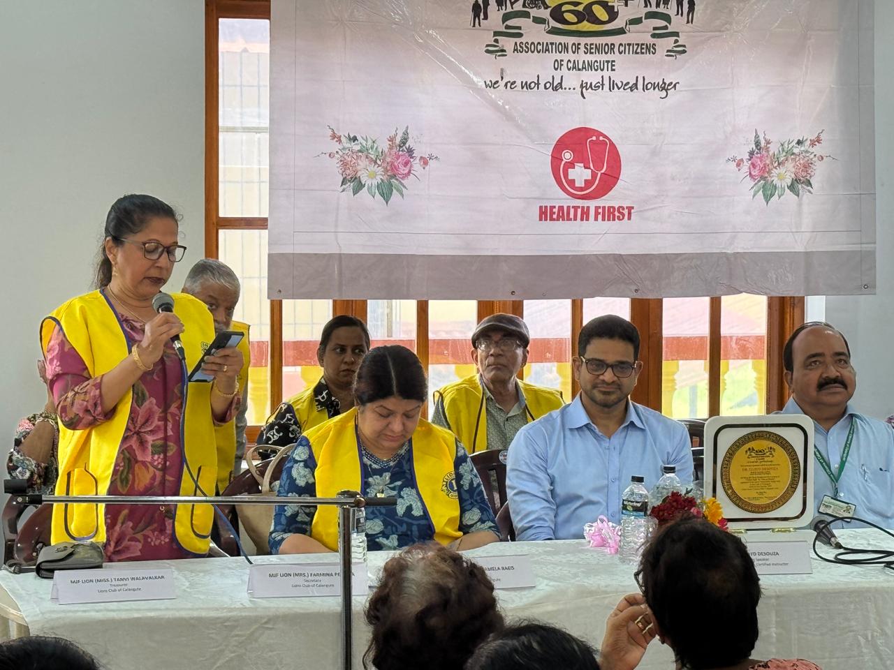 senior citizens of calangute walk 