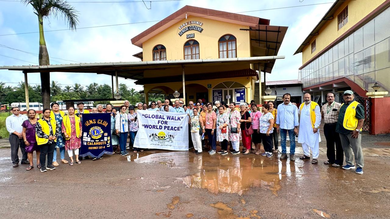 senior citizens of calangute walk 