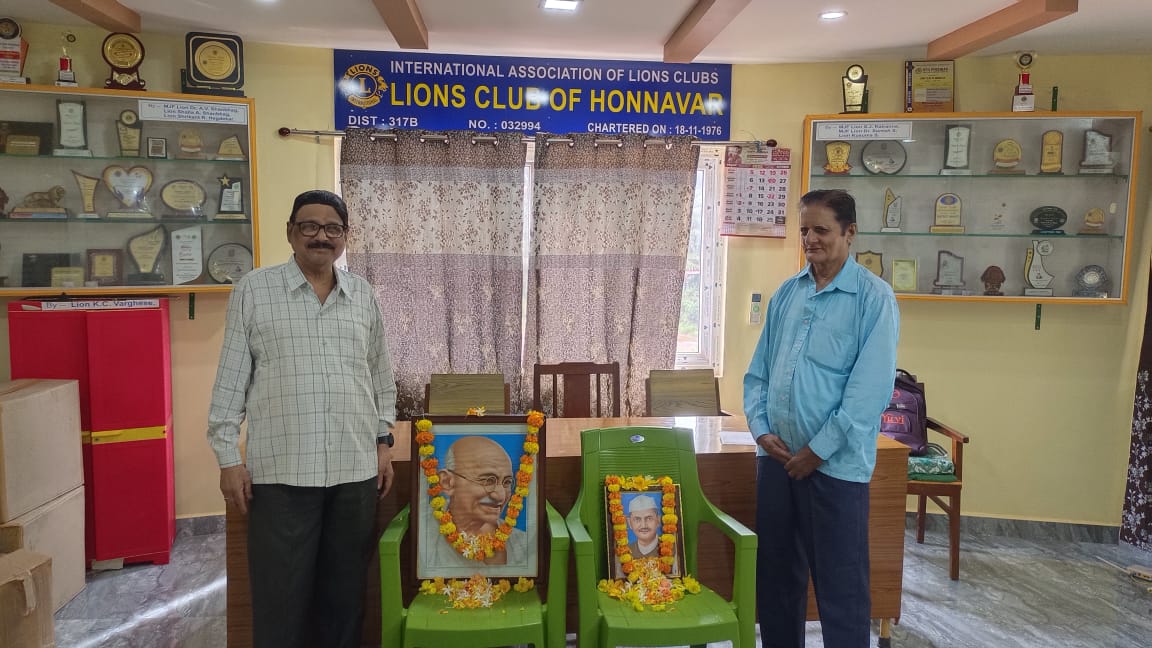 Celebration of Gandhi Jayanti and cleaning work.