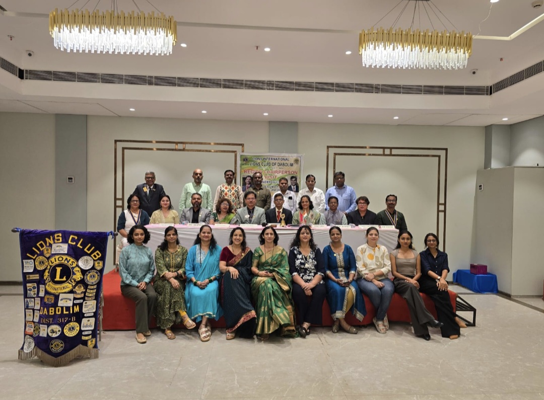 Attended RC Visit to Lions Club of Dabolim 