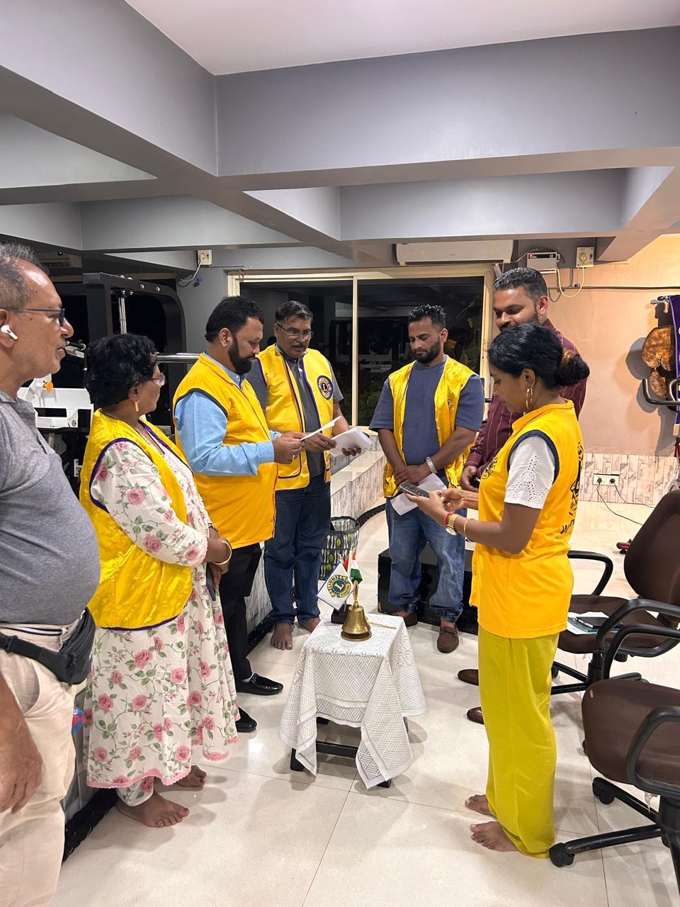 Mandatory visit to Lions Club of Majorda,Cansualim , Velsao 