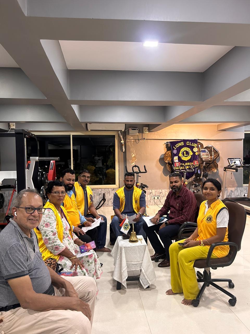 Mandatory visit to Lions Club of Majorda,Cansualim , Velsao 