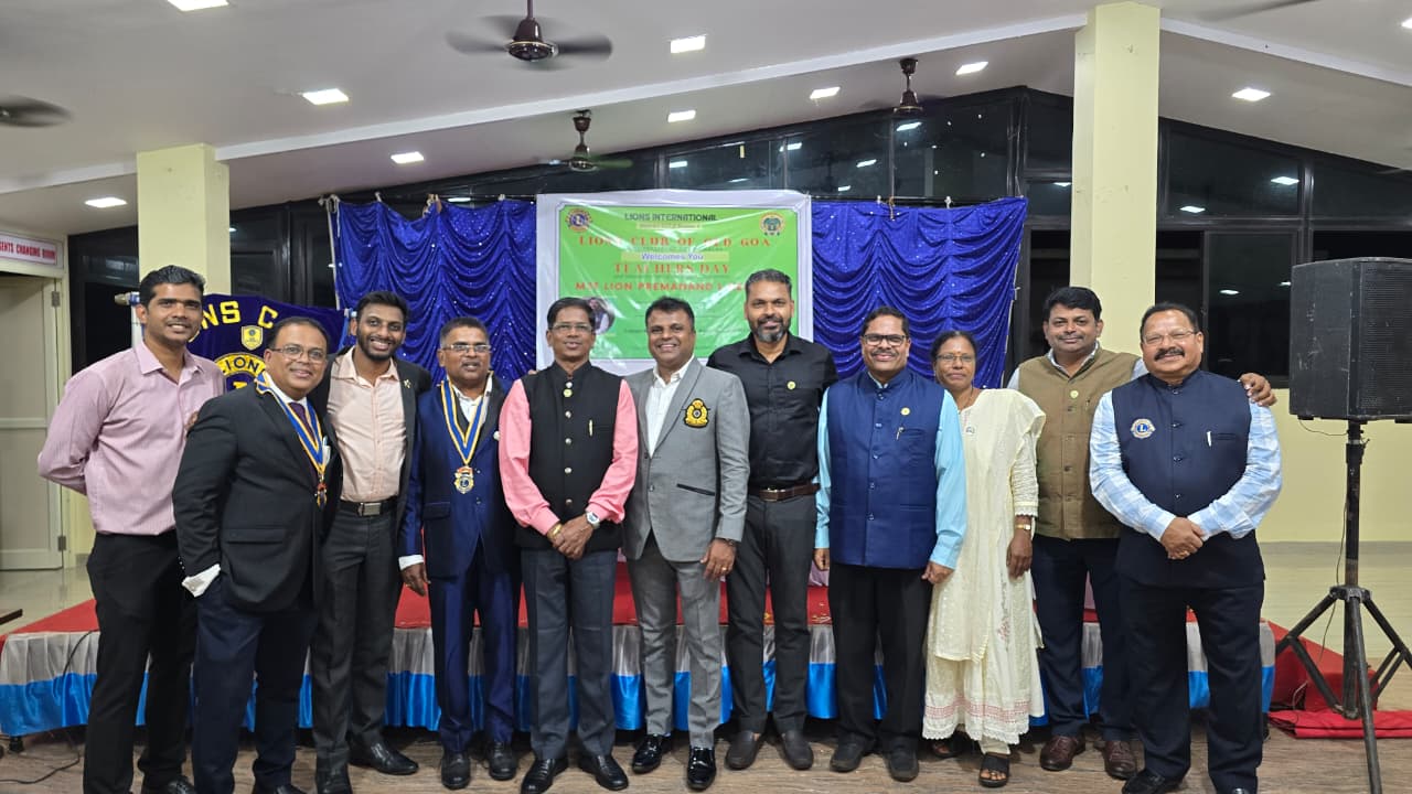 Attended RC Visit to Lions Club of Old Goa 