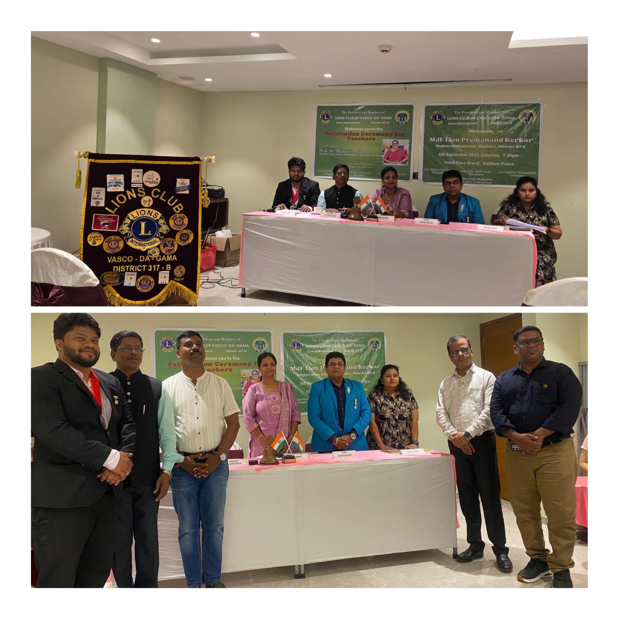 Region chairperson official visit to the club