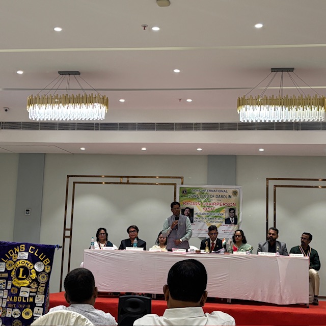 Attended Region chairperson visit to Dabolim club