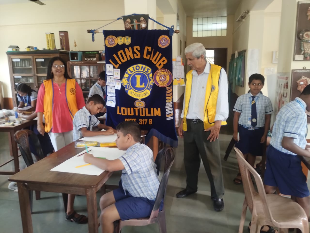 Conducted peace poster competition