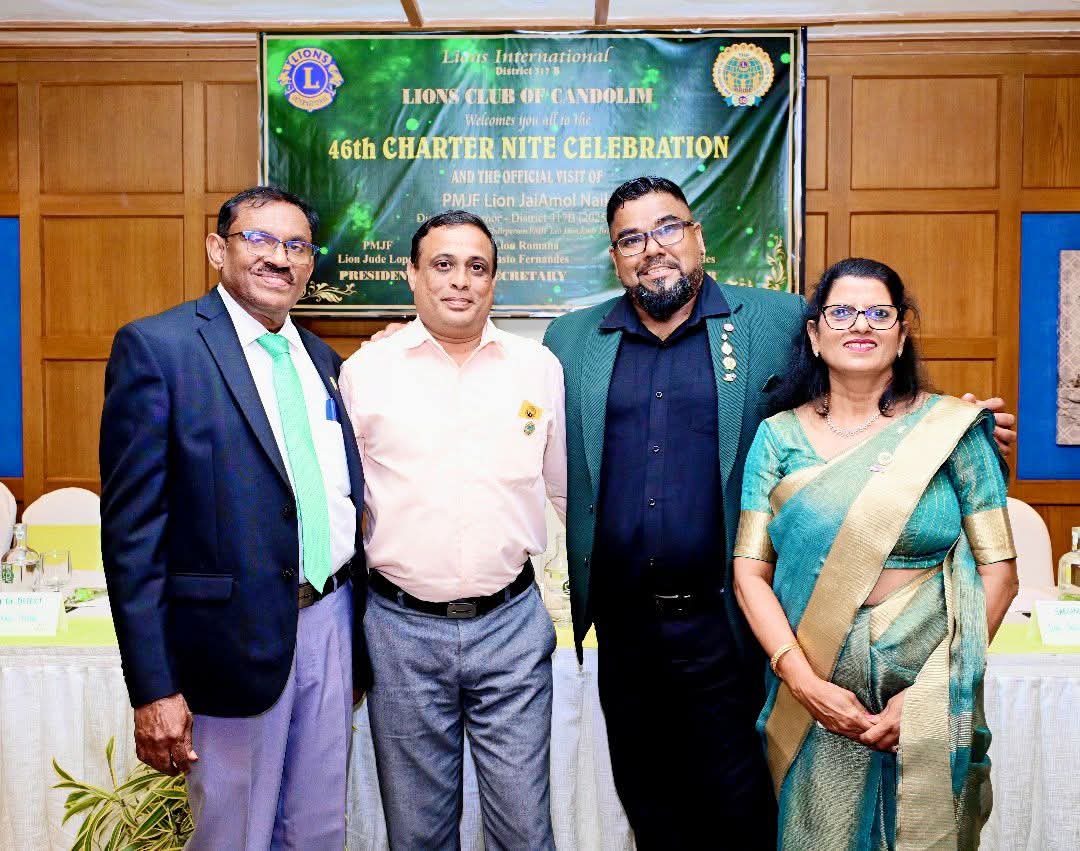 Attended With A Quiz For DG Visit at Lions Club of Candolim