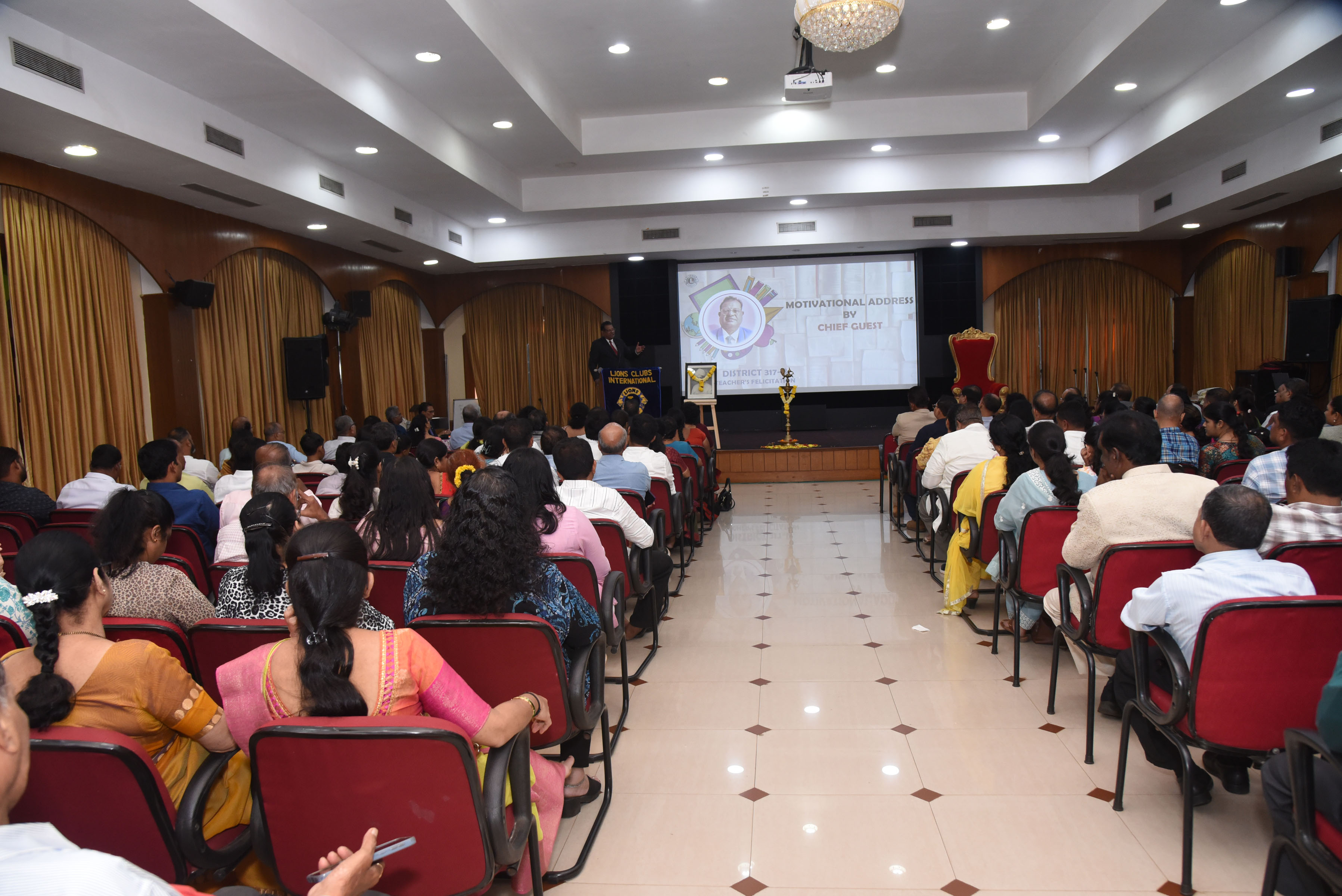 Lions International District 317 B Golden Jubilee Celebrations with Felicitation of 51 Teachers Across Goa & Karnatak at Ravindra Bhavan was the District Coordinator for District Teachers Felicitation Program