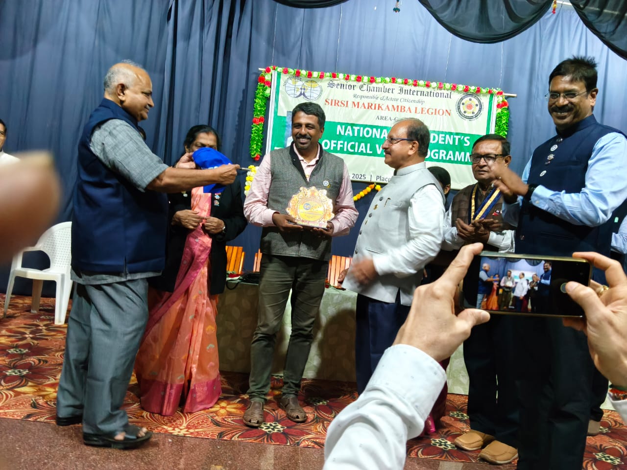 SENIOR CHAMBER INTERNATIONAL NATIONAL PRESIDENT VISIT TO OUR CLUB.