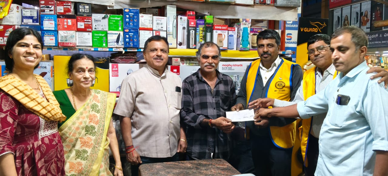 LIONS SPANDANA- MEDICAL AID TO A NEEDY PERSON (3RD ACTIVITY OF 5TH YEAR)