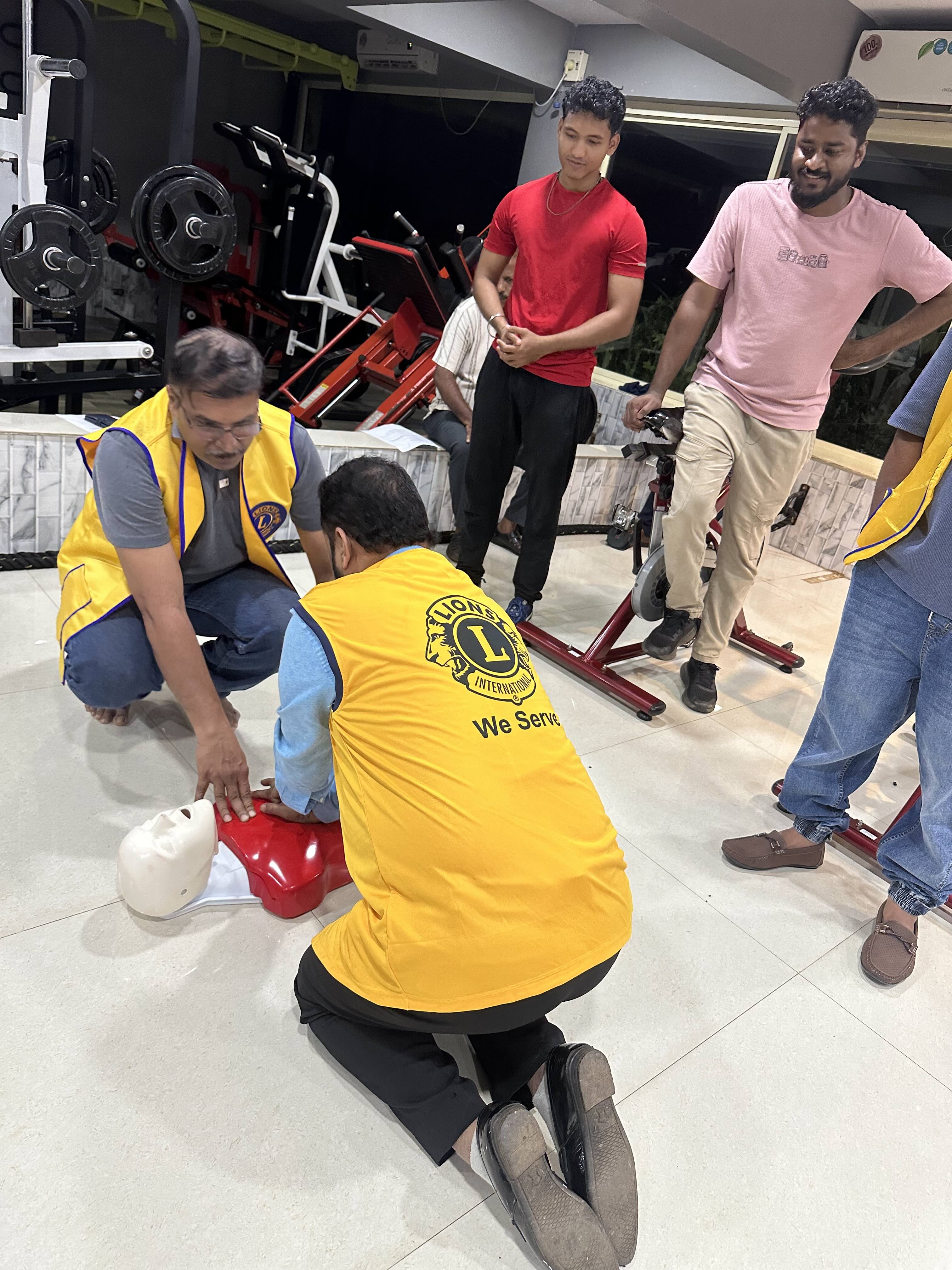 CPR training under Disaster Relief