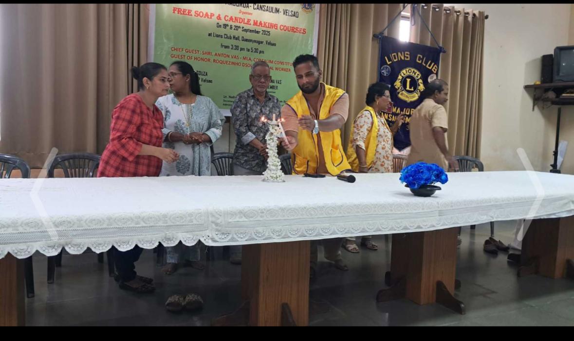 Soap Making course in collaboration with Goa Panchayat Mahila Shakti Abhiyan