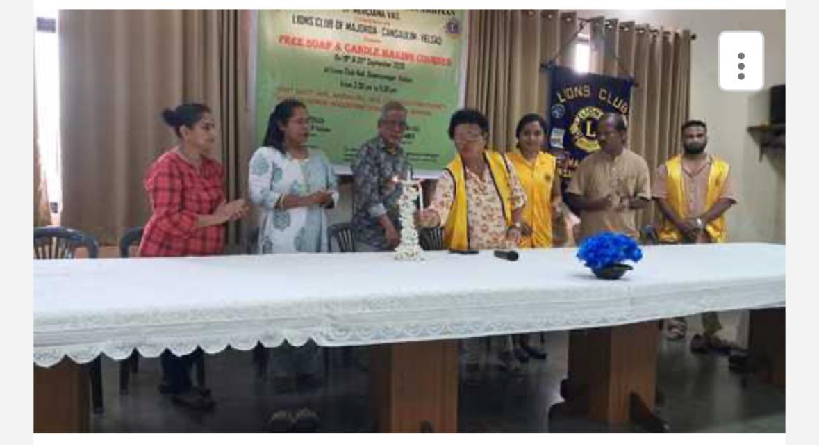 Soap Making course in collaboration with Goa Panchayat Mahila Shakti Abhiyan