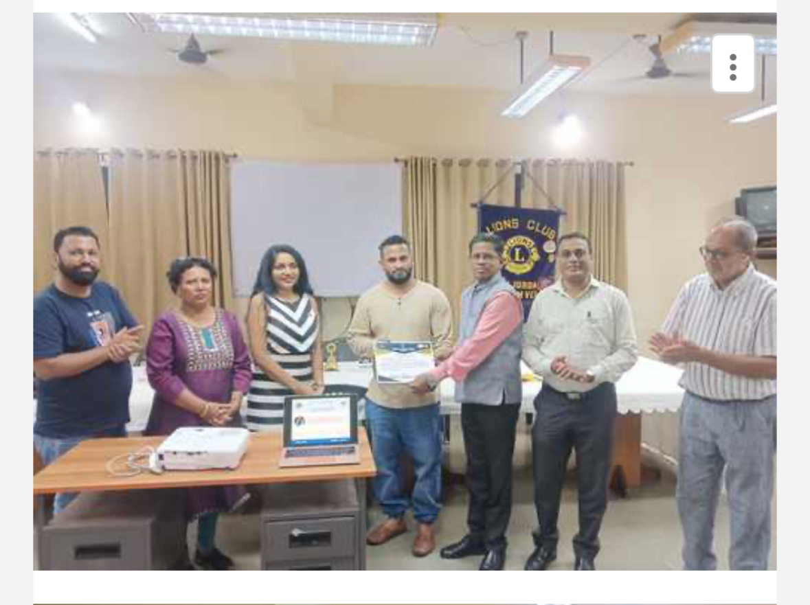 RC Ln Premanand Kerkar's visit to the club BOD