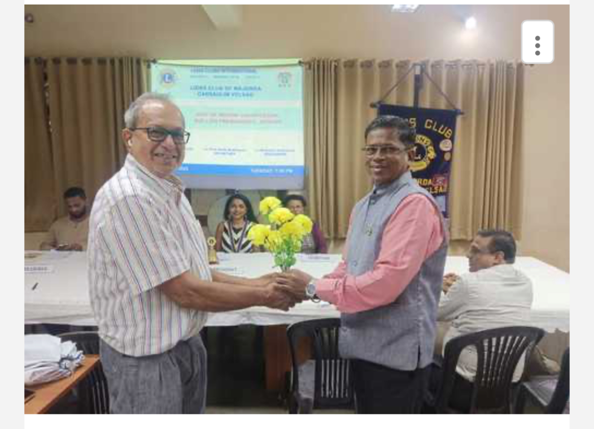 RC Ln Premanand Kerkar's visit to the club BOD