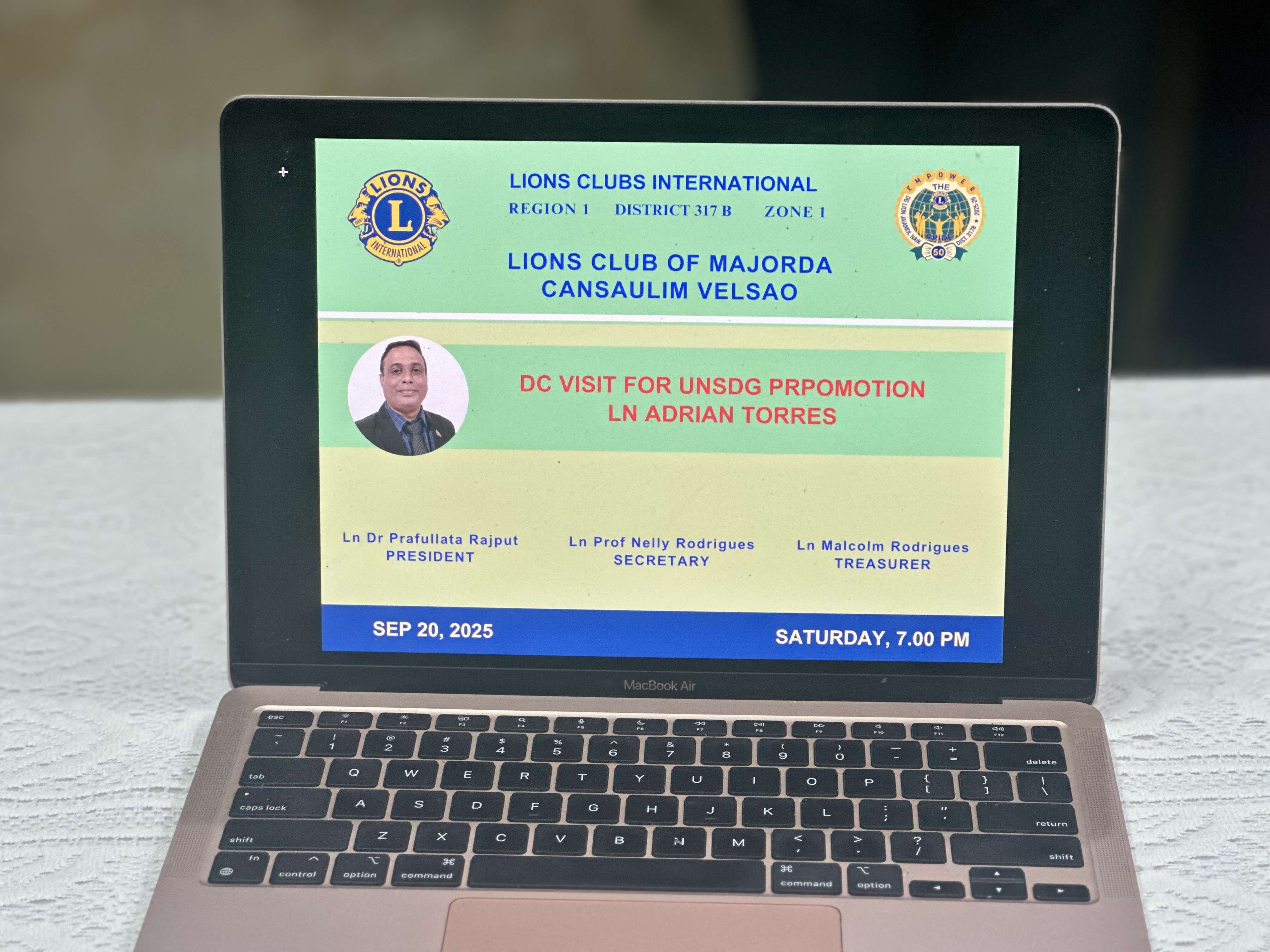 DC visit for UNSDG promotion