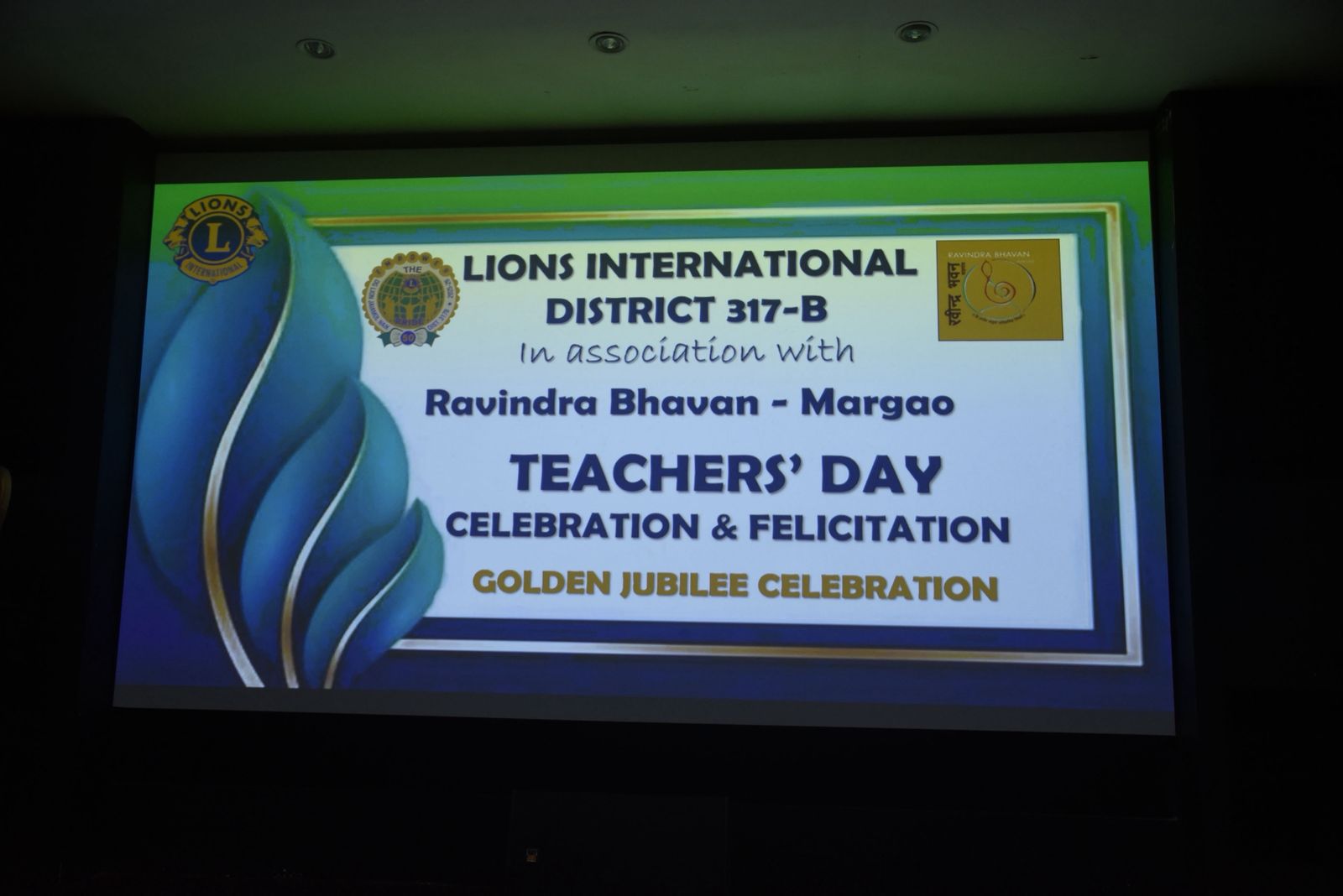 Attended teachers felicitation