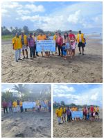 conducted "WELLNESS WALK"on vagator beach with tourist  